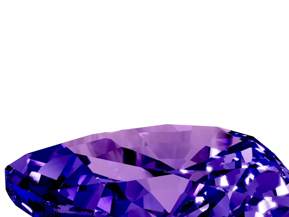 Heart Cut Tanzanite Solitaire Twisted Band with Round Accents and Prong Setting White gold